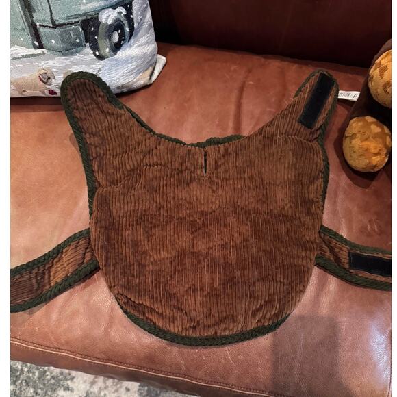 Woolrich Corduroy Patchwork Dog Jacket Size Medium Outdoors Winter Pet - Picture 6 of 7